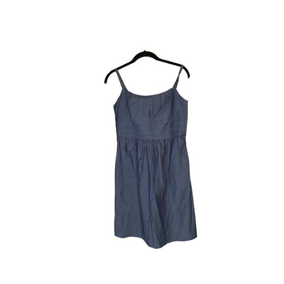 New York & Company, women’s indigo, denim empire waist, sundress, S/6 - Picture 3 of 6